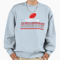 Houston Football Team 5 Sweatshirt - Minimalist Print Men Women - T-Shirt, Sweatshirt, Hoodie