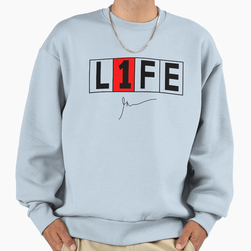 One Life Iv Black Garyvee Sweatshirt - Streetwear Style for Adults - T-Shirt, Sweatshirt, Hoodie