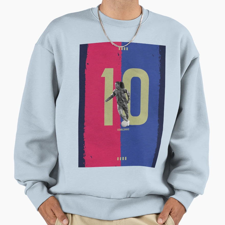 Ronaldinho Sweatshirt - Novelty Apparel for Adults - T-Shirt, Sweatshirt, Hoodie