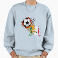Italy Soccer Football Italian Flag Sweatshirt - Unique Graphic Unisex - T-Shirt, Sweatshirt, Hoodie