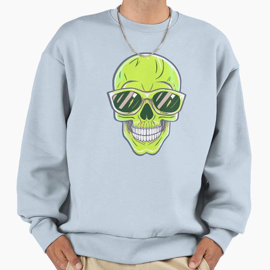 Skull Sweatshirt - Trendy Graphic for Adults - T-Shirt, Sweatshirt, Hoodie