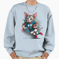 Copy Shorthair Cat Playing Sweatshirt - Casual Everyday Wear Men Women - T-Shirt, Sweatshirt, Hoodie