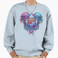 Footbanll Drip Ice Cream Drip Sweatshirt - Graphic Print Men Women - T-Shirt, Sweatshirt, Hoodie