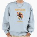 Fantasy Football Player Running Ball Sweatshirt - Novelty Apparel Men Women - T-Shirt, Sweatshirt, Hoodie