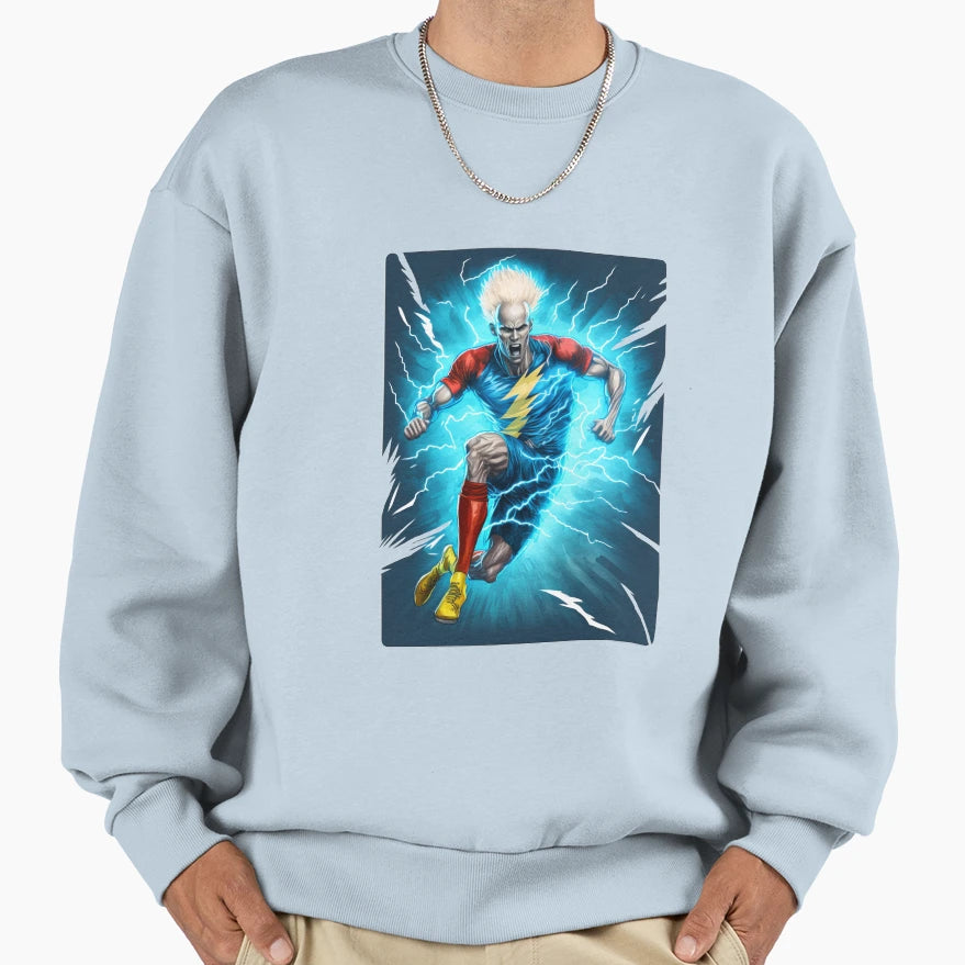 Football Blue T-Shirt - Custom Art Print for Adults - T-Shirt, Sweatshirt, Hoodie