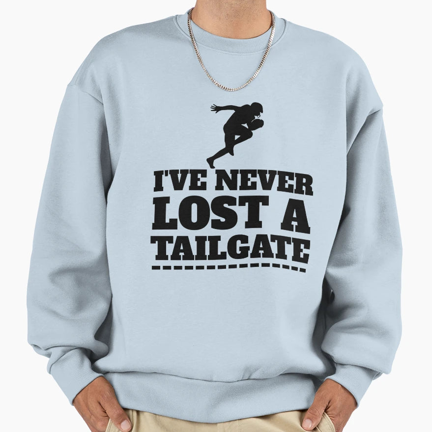 Never Lost Tailgate Sweatshirt - Custom Art Print for Adults - T-Shirt, Sweatshirt, Hoodie