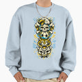 Cyberpunk Skull Soccer Streetwear Sweatshirt - Streetwear Style for Adults - T-Shirt, Sweatshirt, Hoodie