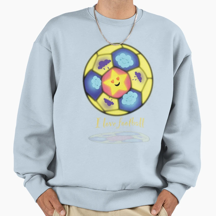 Football Soccer Fever Sweatshirt - Fun Novelty Design for Adults - T-Shirt, Sweatshirt, Hoodie