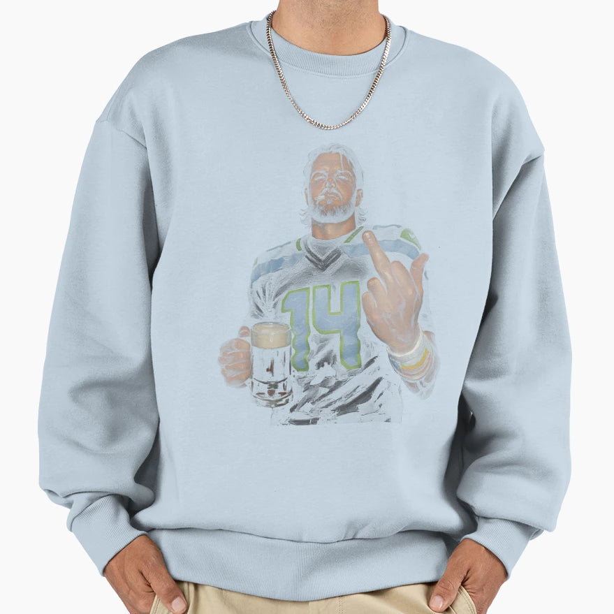 Middle Finge Sam Darnold Sweatshirt - Unique Graphic Men Women - T-Shirt, Sweatshirt, Hoodie