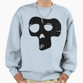 Black Silly Skull Sweatshirt - Unique Graphic Unisex - T-Shirt, Sweatshirt, Hoodie