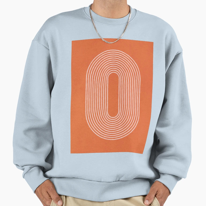 Simple Geometric Shapes Mid Century 4 Sweatshirt - Graphic Print Unisex - T-Shirt, Sweatshirt, Hoodie