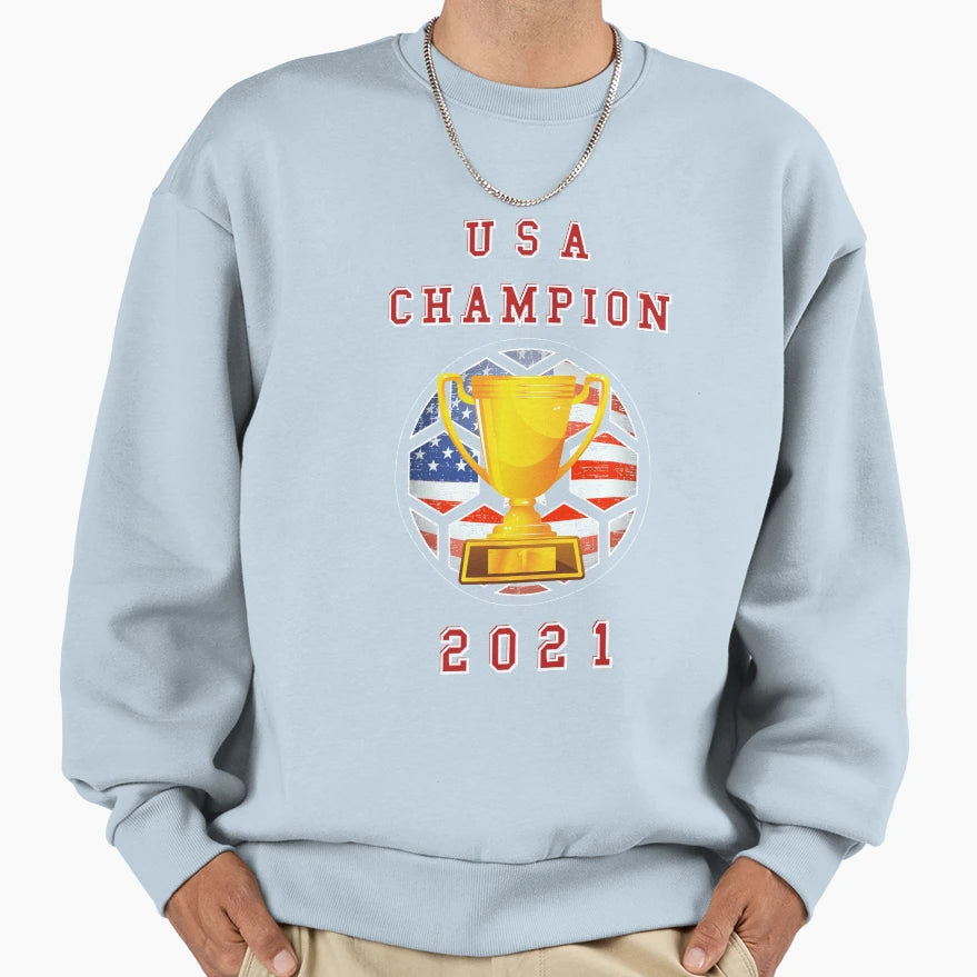 Usa Gold Cup Usa Soccer Gold Sweatshirt - Casual Everyday Wear Men Women - T-Shirt, Sweatshirt, Hoodie