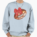 Football Mom Red Coquette Bows Rugby Sweatshirt - Trendy Graphic Men Women - T-Shirt, Sweatshirt, Hoodie