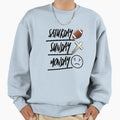 Saturday Football Sunday Church Sweatshirt - Minimalist Print Men Women - T-Shirt, Sweatshirt, Hoodie