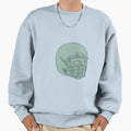 Football Quarterback Skull Drawing Sweatshirt - Streetwear Style Men Women - T-Shirt, Sweatshirt, Hoodie