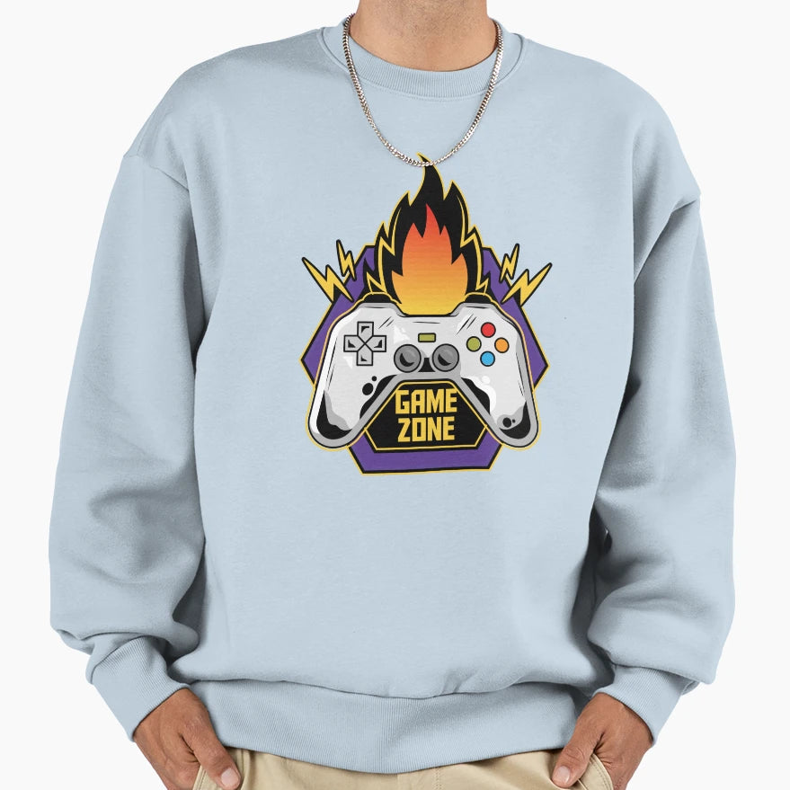 Game Zone Sweatshirt - Minimalist Print for Adults - T-Shirt, Sweatshirt, Hoodie