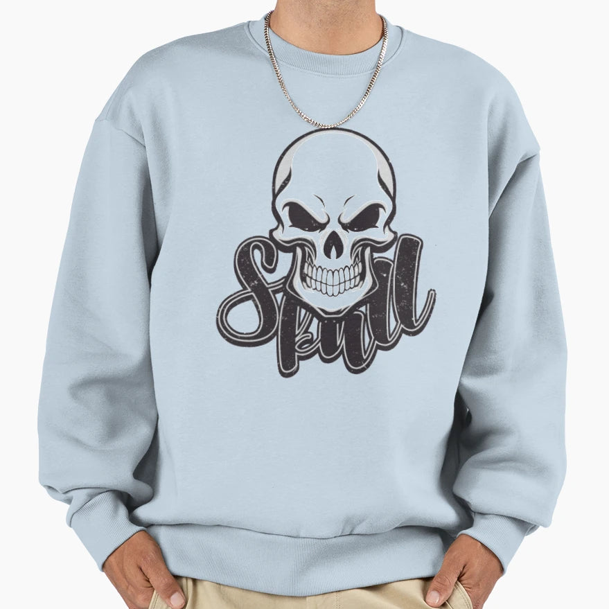 Skull Scary Halloween Giftidea Sweatshirt - Unique Graphic for Adults - T-Shirt, Sweatshirt, Hoodie