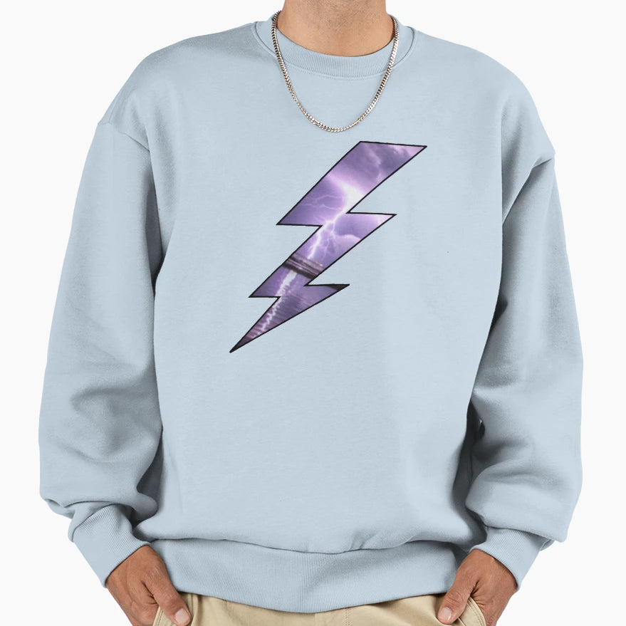 Lightening Bolt Sweatshirt - Graphic Print for Adults - T-Shirt, Sweatshirt, Hoodie