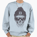 Skull No 13 Sweatshirt - Minimalist Print Men Women - T-Shirt, Sweatshirt, Hoodie