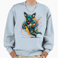 Labrador Dog Playing American Sweatshirt - Novelty Apparel Men Women - T-Shirt, Sweatshirt, Hoodie