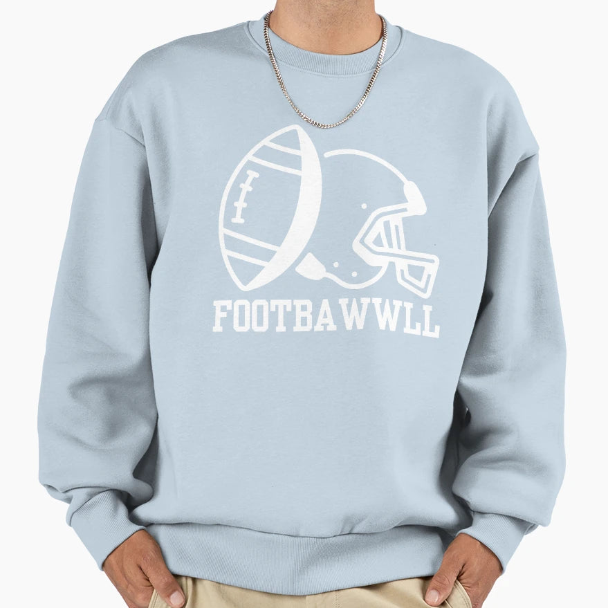 Footbawwll Sweatshirt - Graphic Print Men Women - T-Shirt, Sweatshirt, Hoodie