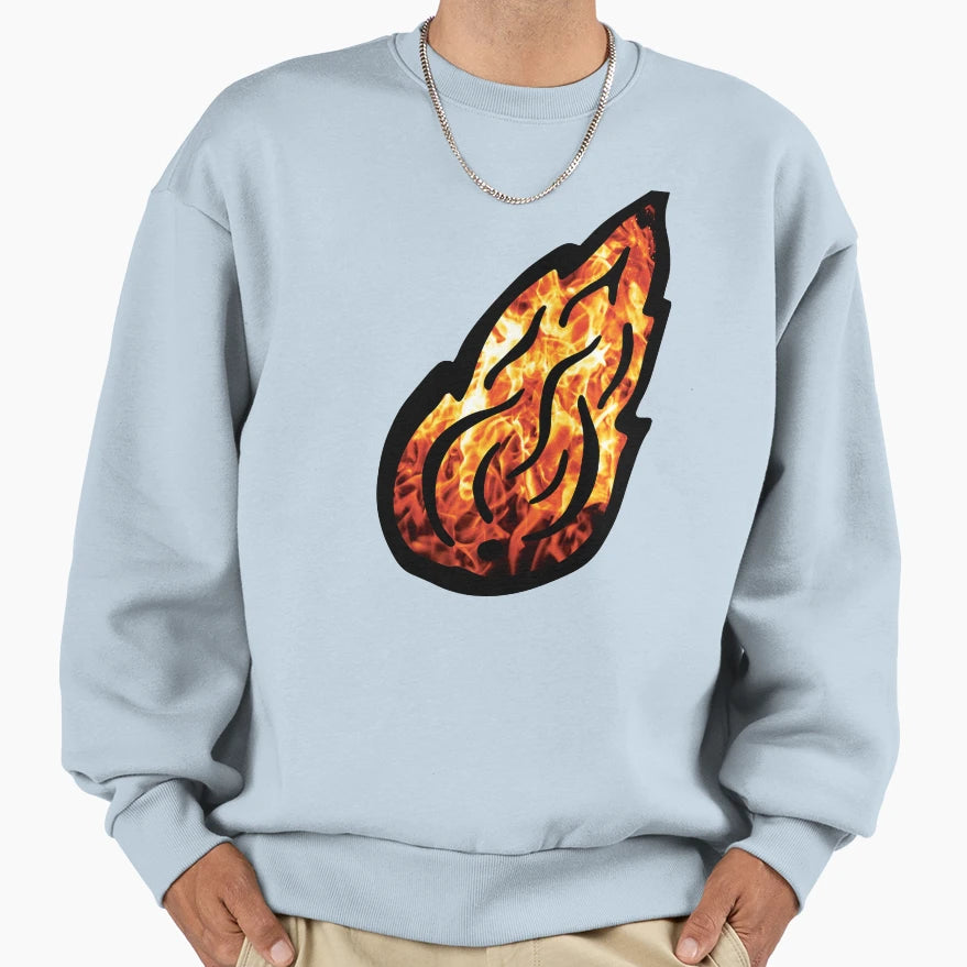 Meteor Fire Doodle Art Sweatshirt - Unique Graphic Unisex - T-Shirt, Sweatshirt, Hoodie