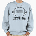 American Football Ball Logo Sweatshirt - Aesthetic Graphic Unisex - T-Shirt, Sweatshirt, Hoodie