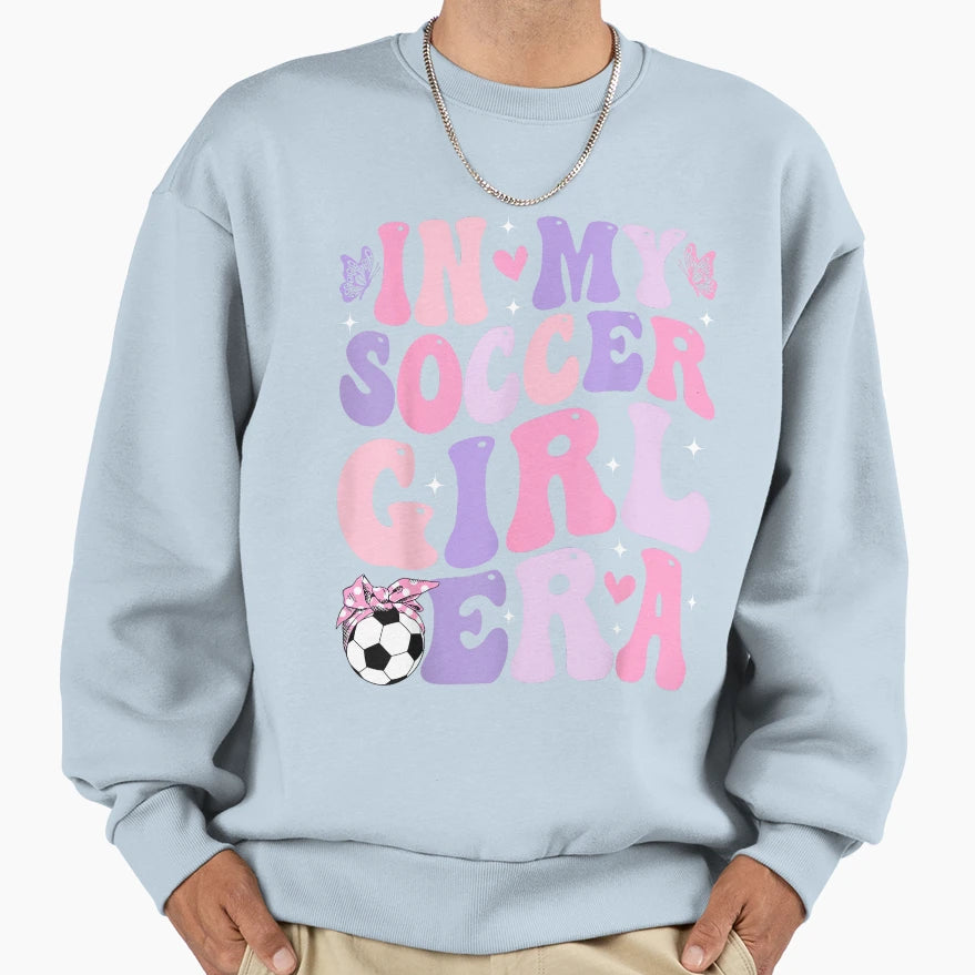 My Soccer Era Groovy Soccer Sweatshirt - Casual Everyday Wear Men Women - T-Shirt, Sweatshirt, Hoodie