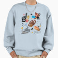 Football Game Day Collage Sweatshirt - Streetwear Style for Adults - T-Shirt, Sweatshirt, Hoodie