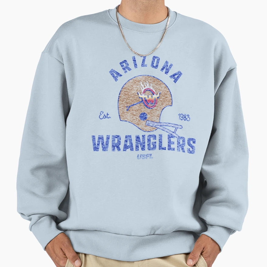 Defunct Series Arizona Wranglers Sweatshirt - Graphic Print for Adults - T-Shirt, Sweatshirt, Hoodie