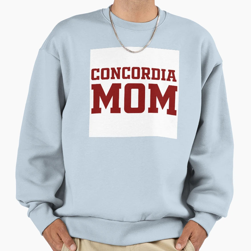 Concordia University Mom Sweatshirt - Minimalist Print for Adults - T-Shirt, Sweatshirt, Hoodie