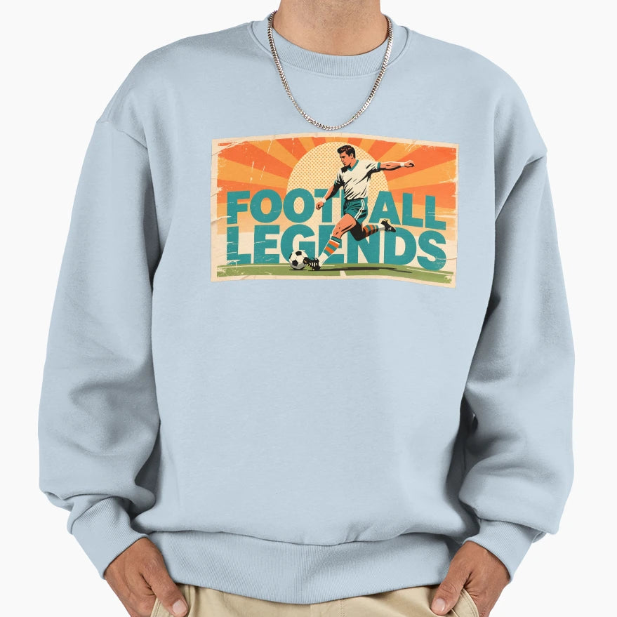 Football Legends Sports Sweatshirt - Novelty Apparel for Adults - T-Shirt, Sweatshirt, Hoodie