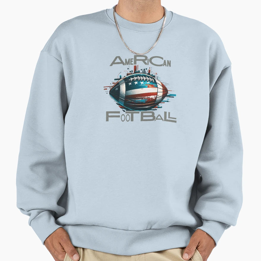 American Football Sweatshirt - Trendy Graphic for Adults - T-Shirt, Sweatshirt, Hoodie