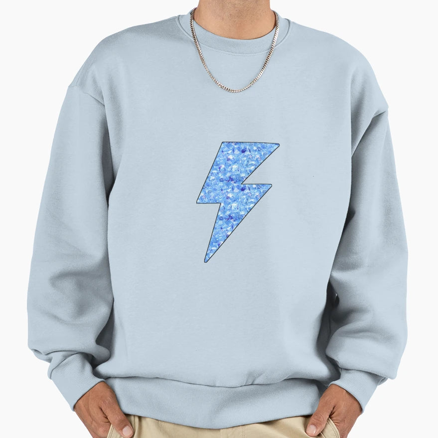 Lightning Bolt Aesthetic Sweatshirt - Trendy Graphic Men Women - T-Shirt, Sweatshirt, Hoodie
