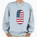 Number 0 Star Spangled Banner Sweatshirt - Novelty Apparel Unisex - T-Shirt, Sweatshirt, Hoodie