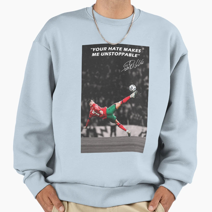Cristiano Ronaldo Inspiration Sweatshirt - Trendy Graphic Unisex - T-Shirt, Sweatshirt, Hoodie