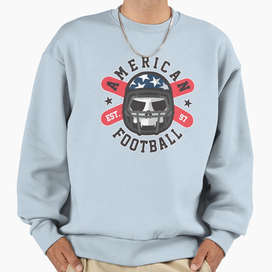 American Football Sweatshirt - Custom Art Print Men Women - T-Shirt, Sweatshirt, Hoodie