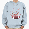 Football Dissolves Into Bubbles Sweatshirt - Graphic Print for Adults - T-Shirt, Sweatshirt, Hoodie
