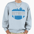 Lions Football Fan Detroit Skyline Sweatshirt - Custom Art Print for Adults - T-Shirt, Sweatshirt, Hoodie