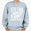 New York Football Jersey Sweatshirt - Casual Everyday Wear for Adults - T-Shirt, Sweatshirt, Hoodie