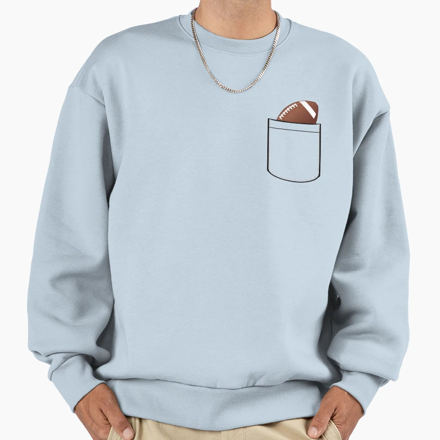 American Football Rugby Sports Sweatshirt - Unique Graphic for Adults - T-Shirt, Sweatshirt, Hoodie
