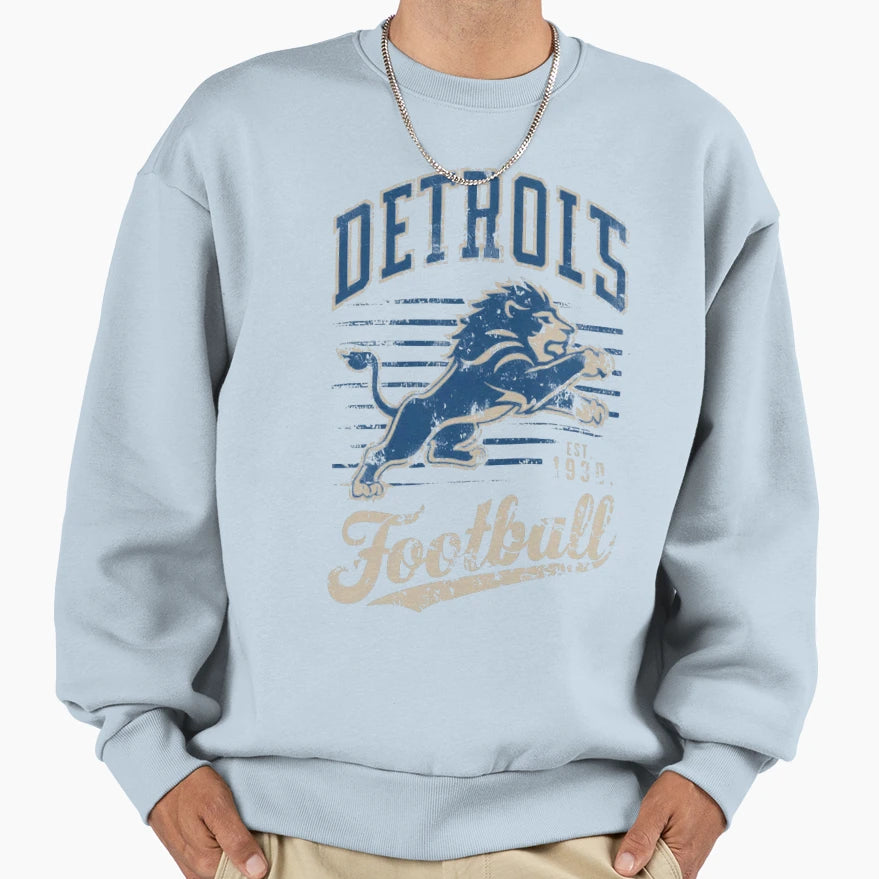 Football Detroit Lions Sweatshirt - Streetwear Style Unisex - T-Shirt, Sweatshirt, Hoodie