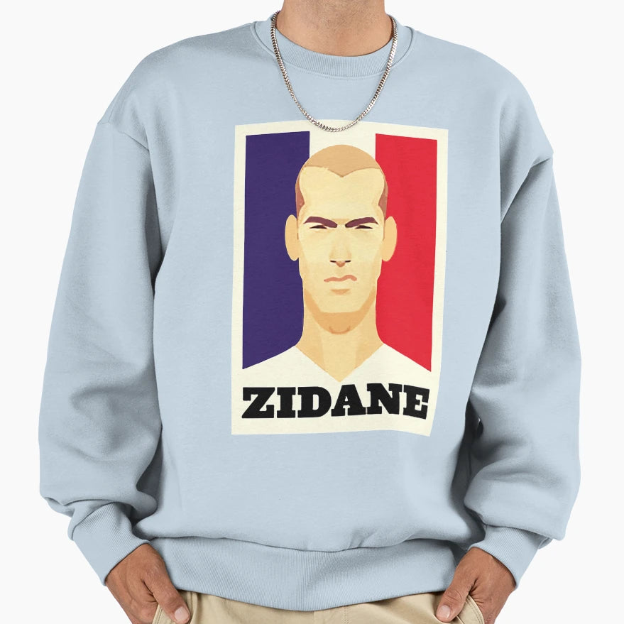 Zidane Art Sweatshirt - Fun Novelty Design Unisex - T-Shirt, Sweatshirt, Hoodie