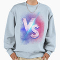 Blue Vs Red Sweatshirt - Graphic Print Unisex - T-Shirt, Sweatshirt, Hoodie