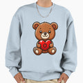 Teddy Bear Letter O Love Gift Sweatshirt - Graphic Print Unisex - T-Shirt, Sweatshirt, Hoodie