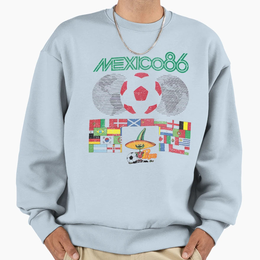 Mexico 86 World Cup T-Shirt - Streetwear Style Unisex - T-Shirt, Sweatshirt, Hoodie