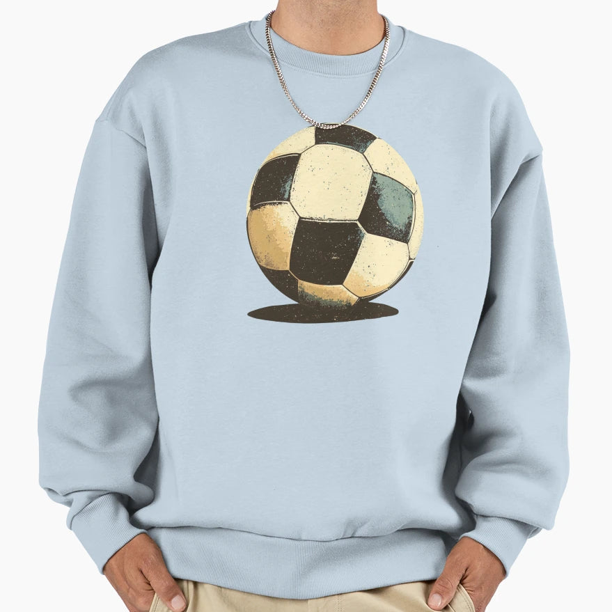 Soccer Ball Sweatshirt - Trendy Graphic for Adults - T-Shirt, Sweatshirt, Hoodie