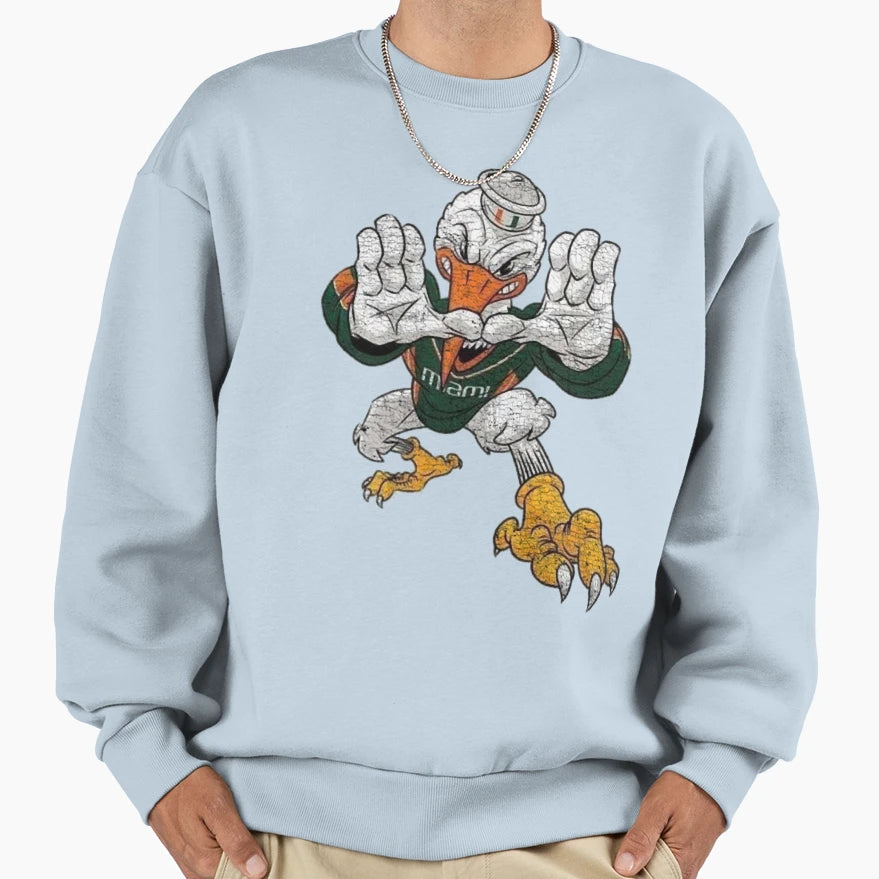 Miami Hurricanes Sweatshirt - Aesthetic Graphic Men Women - T-Shirt, Sweatshirt, Hoodie