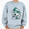Ball Dribbled Sweatshirt - Unique Graphic for Adults - T-Shirt, Sweatshirt, Hoodie