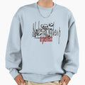 Skeleton Makeup Sweatshirt - Casual Everyday Wear for Adults - T-Shirt, Sweatshirt, Hoodie